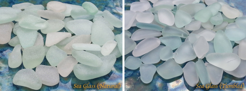 My "Natural Sea Glass" and my "Tumbled Sea Glass" click on the image to zoom in.